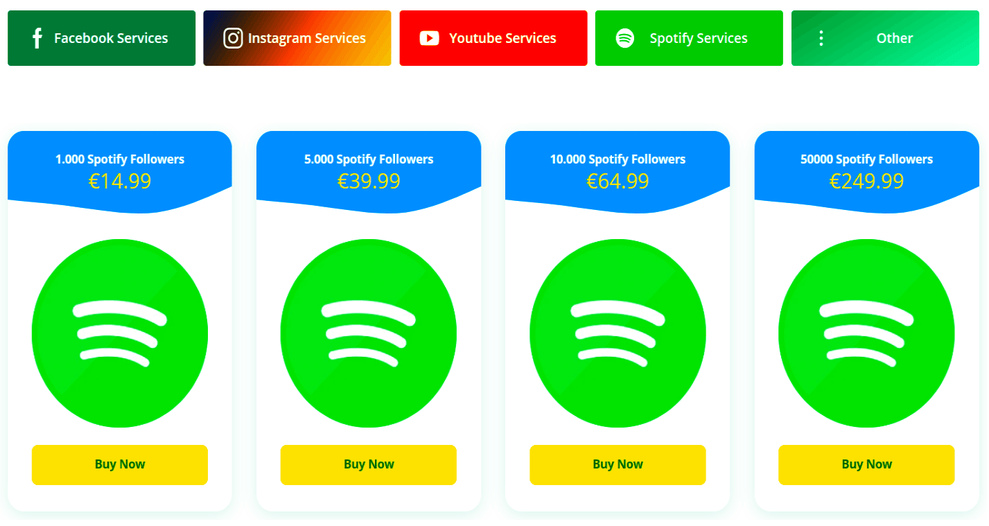 Spotify followers | Purchase Spotify Followers and we advance your Spotify channel with genuine adherents, conveyed quick and at the best costs and in the most ideal way to acquire free genuine devotees on Spotify